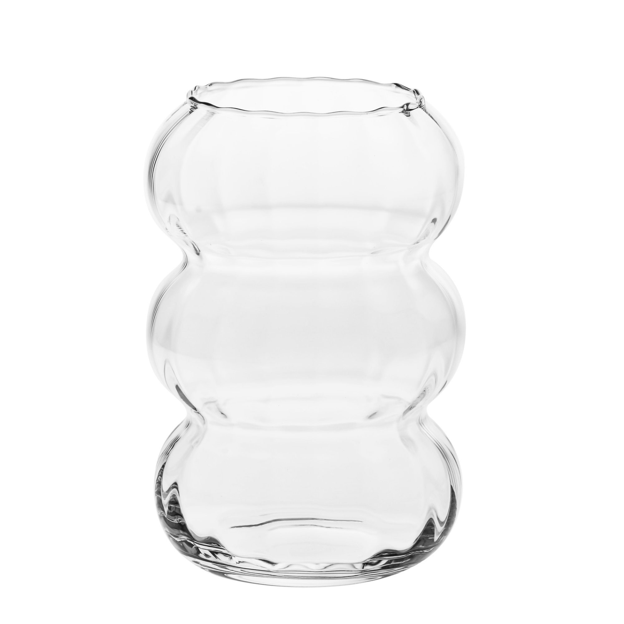 Wazon bąbelkowy 26,5cm transparentny Wazon bąbelkowy 26,5cm transparentny
