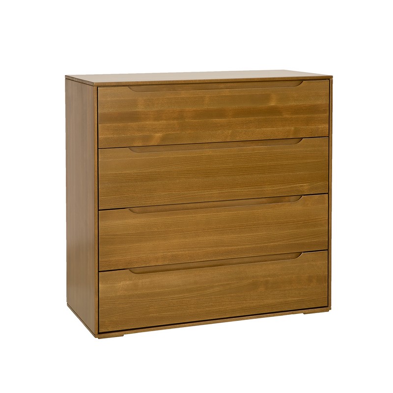 Komoda bukowa KD424 Cherry DREWMAX