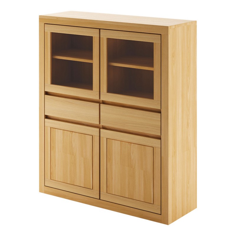 Komoda bukowa KD405 Cherry DREWMAX