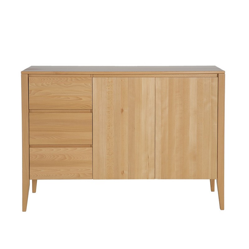 Komoda bukowa KD439 Naturalny DREWMAX