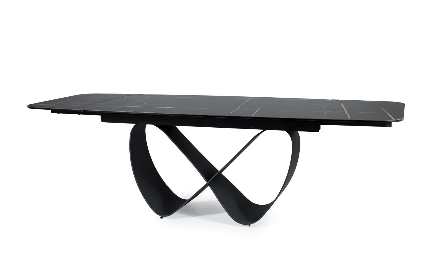 Stół rozkładany INFINITY CERAMIC 95x160(240) Azario Black czarny stelaż czarny Signal