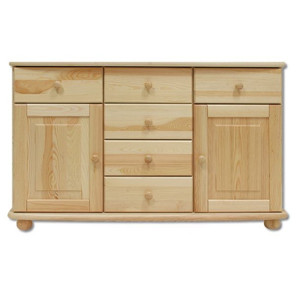 KD136 komoda S125 W76 G42 sosna naturalny DREWMAX