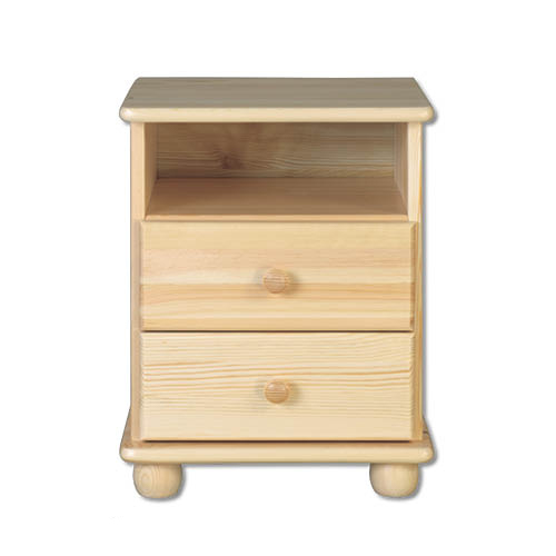 SN105 szafka nocna S42 W55 G35 sosna orzech DREWMAX