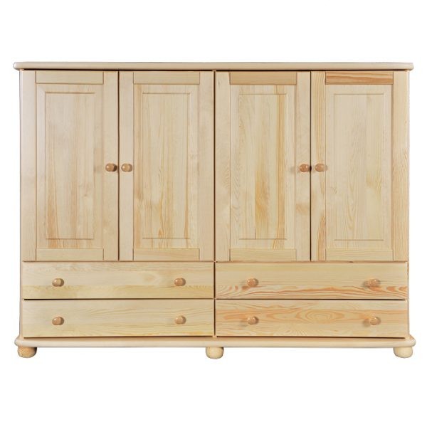 KD157 komoda S165 W125 G42 sosna dąb DREWMAX