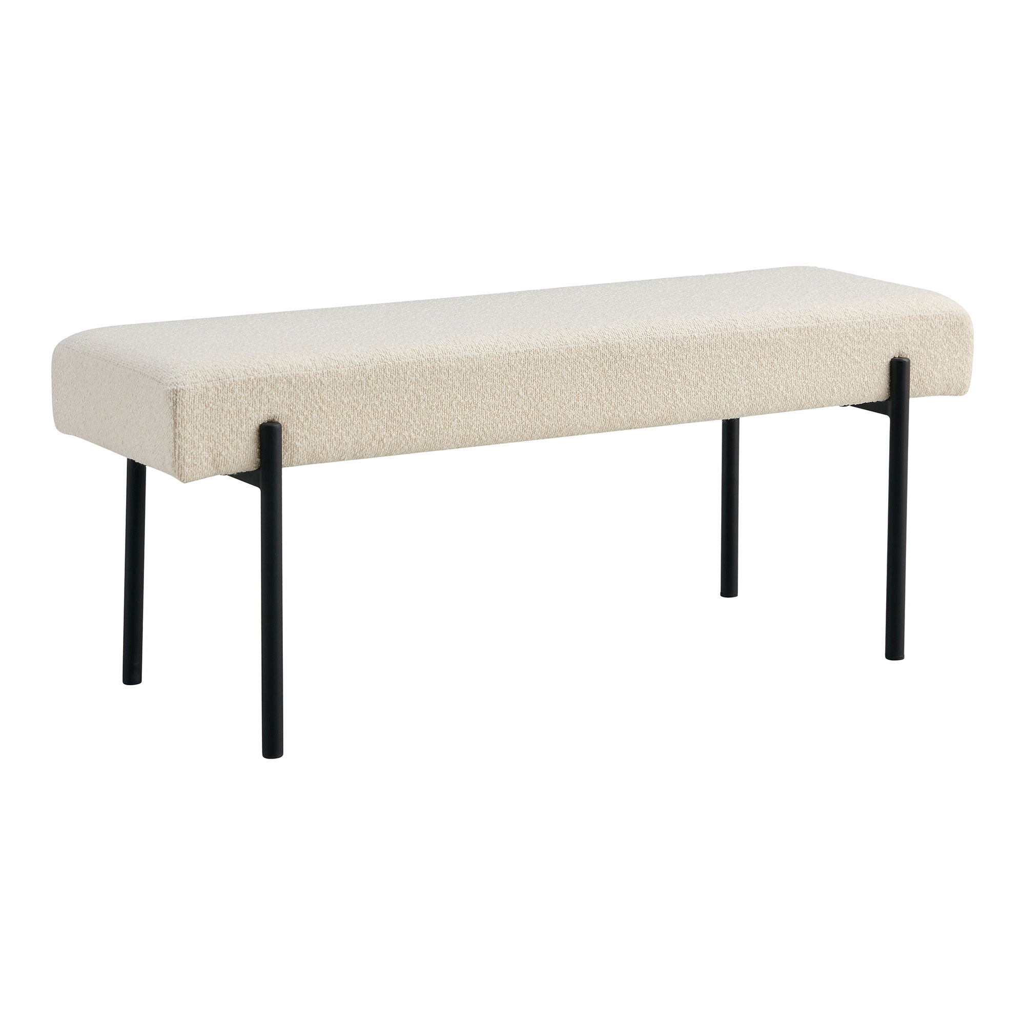 Swindon Ławka 3 Biały 100x36x42,5 Swindon Ławka 3 Biały 100x36x42,5