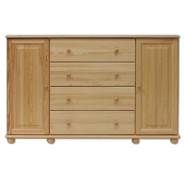 KD123 komoda S156 W100 G47 sosna orzech DREWMAX
