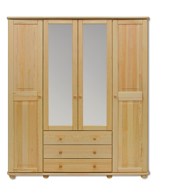 SF130 szafa S165 W190 G60 sosna orzech DREWMAX SF130 szafa S165 W190 G60 sosna orzech DREWMAX
