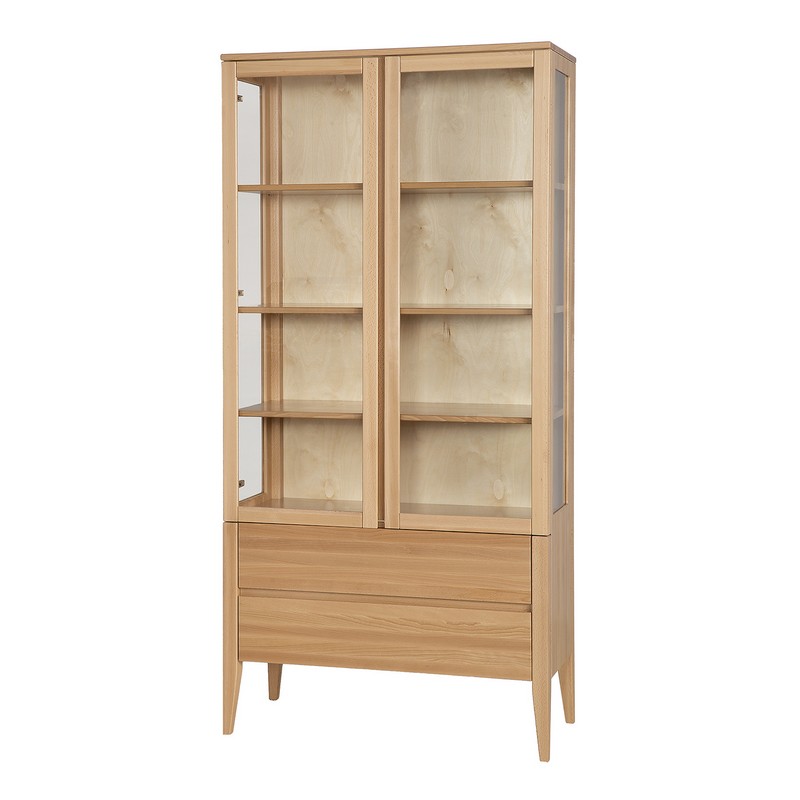 Witryna bukowa KW439 Rustikal DREWMAX