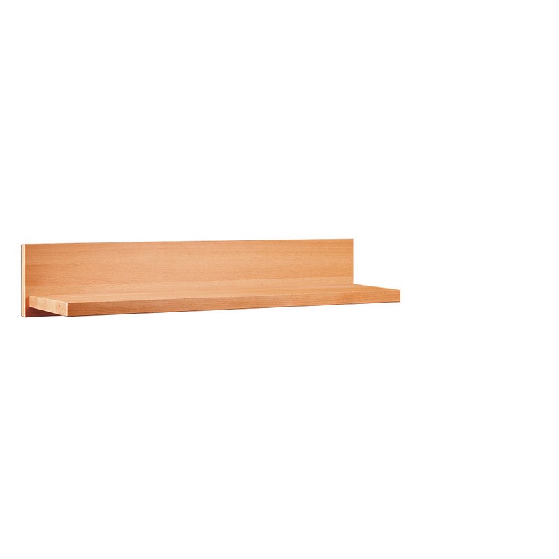 Półka bukowa PK211 Orzech  80 cm DREWMAX