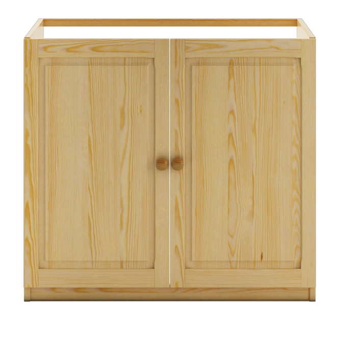 Szafka 2-drzwiowa KW112 S80 W80 G50 sosna grey DREWMAX
