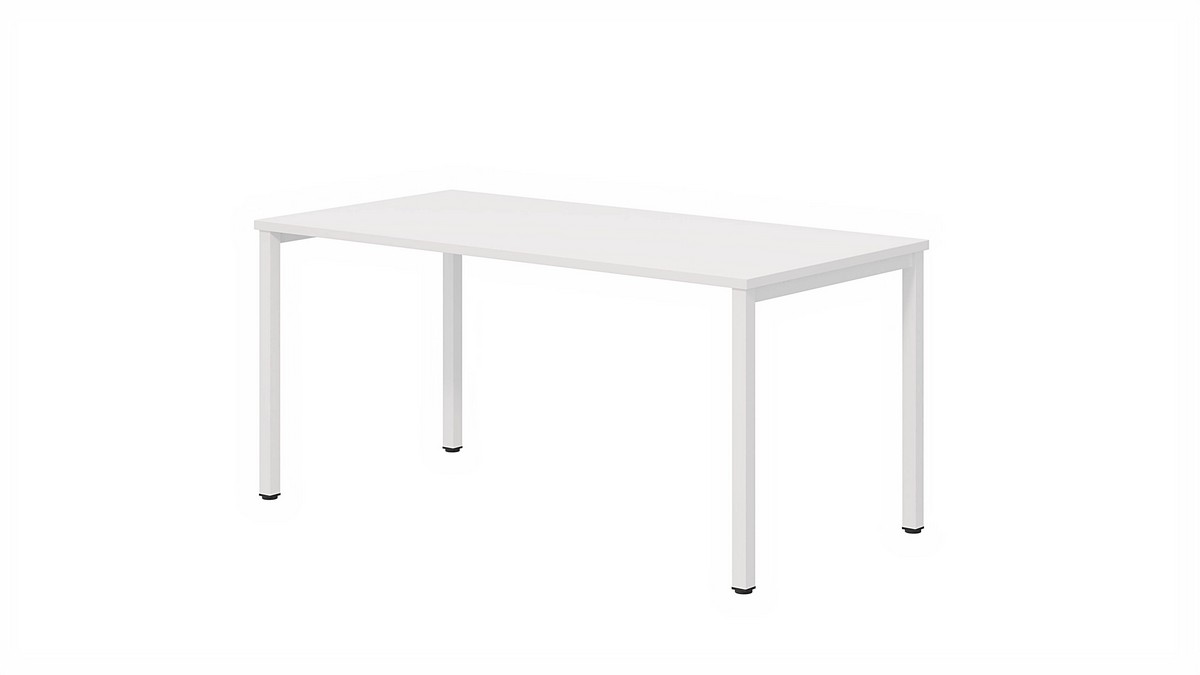 Biurko OPLITE K II z regulacją wysokości 140x60x74(78)cm białe Biurko OPLITE K II z regulacją wysokości 140x60x74(78)cm białe