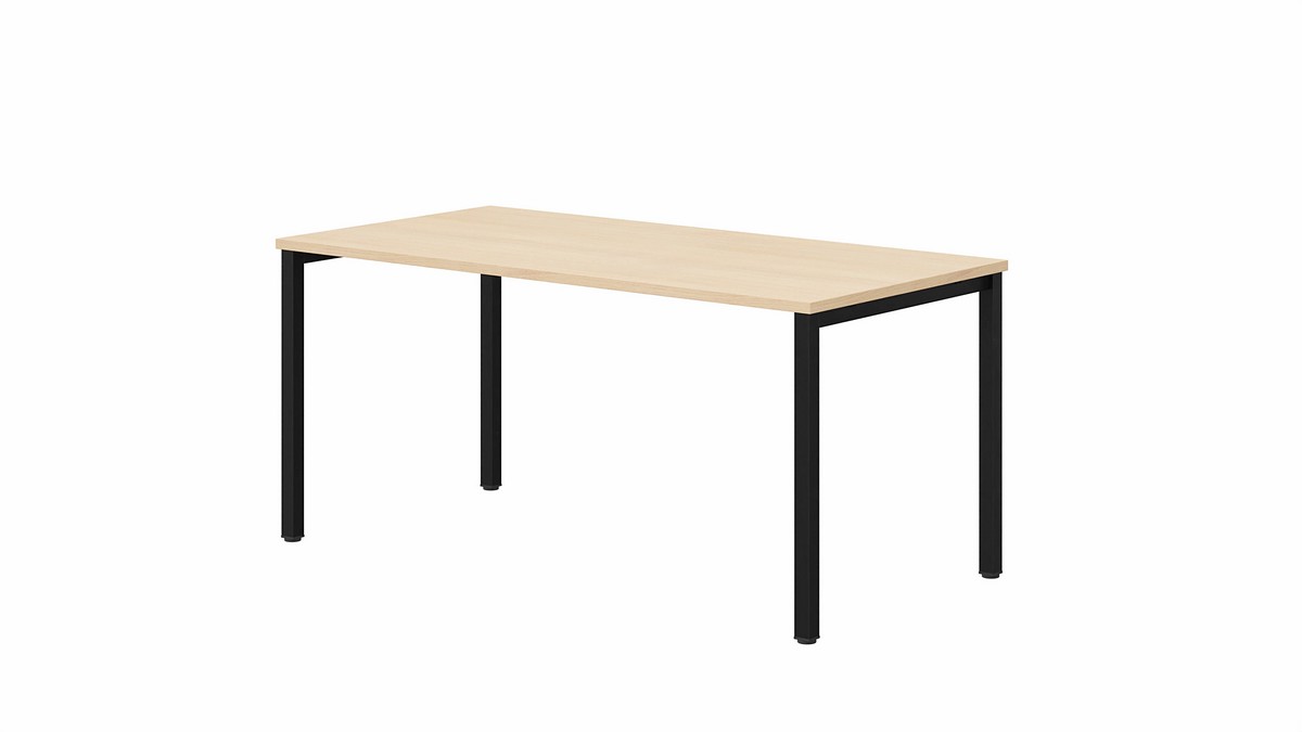 Biurko OP-LITE K II z regulacją wysokości dąb czarne 200x80x74(78)cm Biurko OP-LITE K II z regulacją wysokości dąb czarne 200x80x74(78)cm