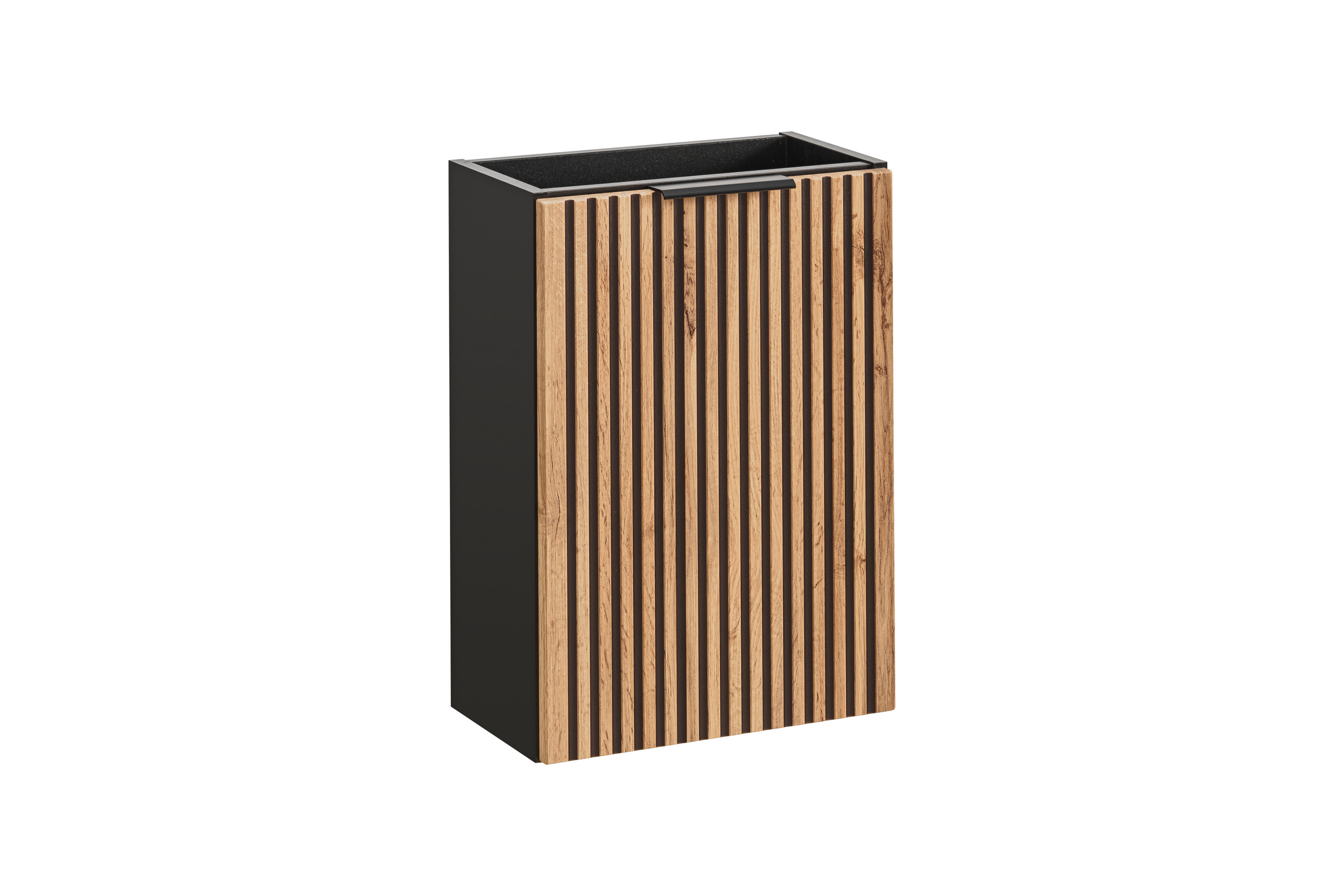 Szafka pod umywalkę 1-drzwiowa XILO szary, dąb wotan 57x40x22cm