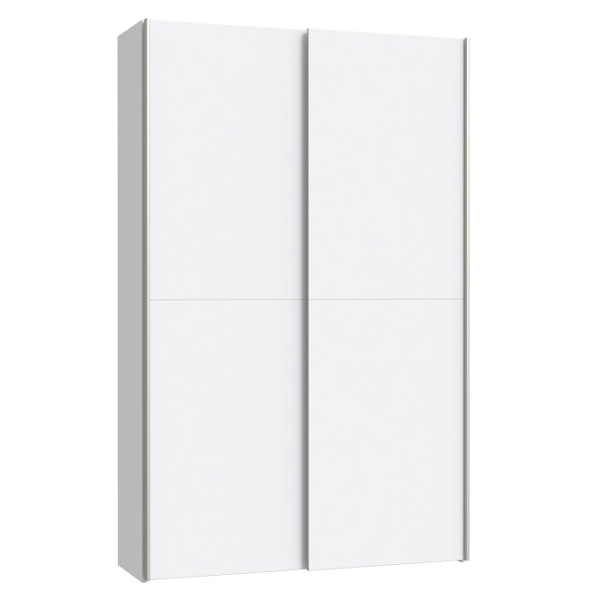 Szafa 2-drzwiowa OZZULA drzwi przesuwne 120cm biała