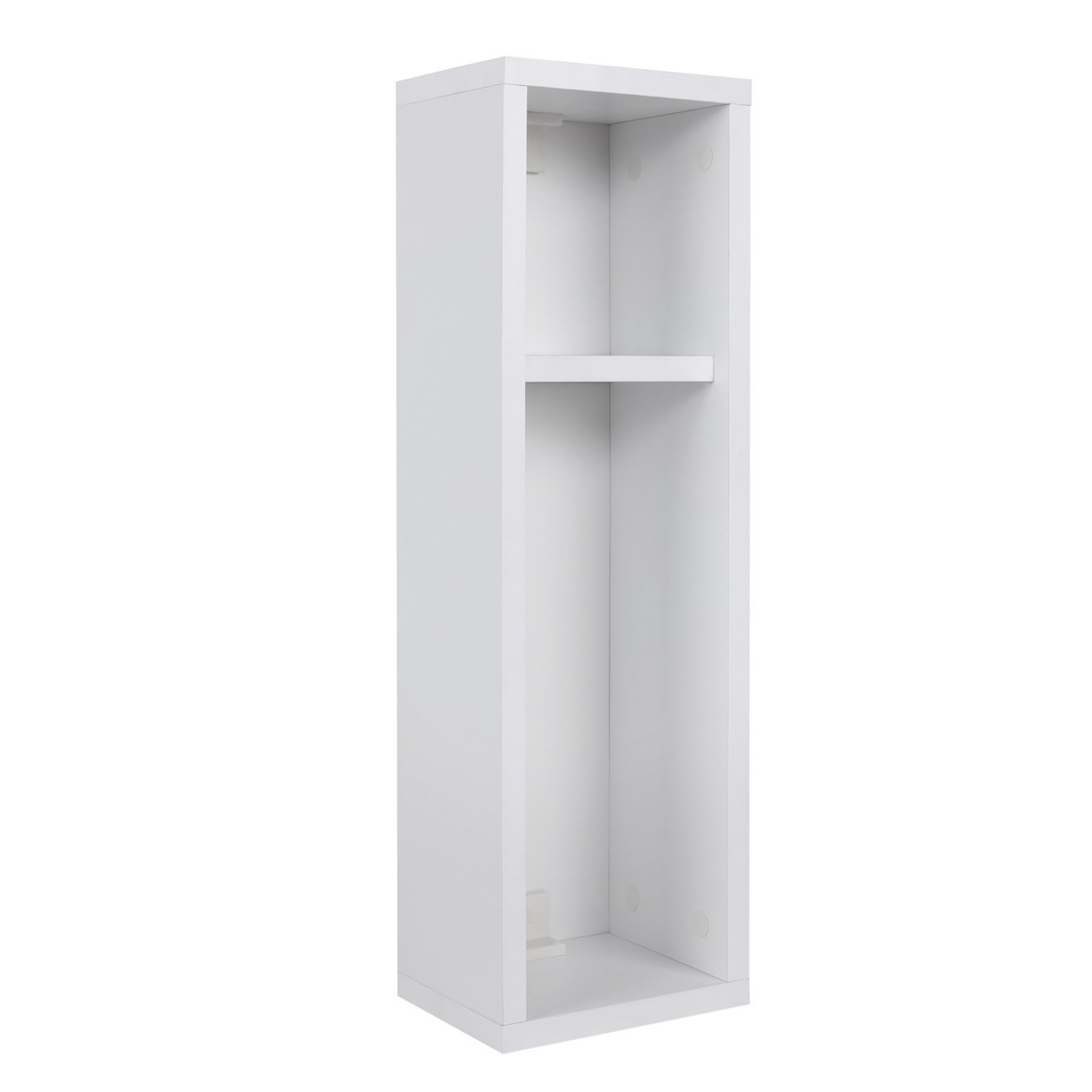 Szafka nocna wisząca otwarta TURRA 20x15x65 cm biała