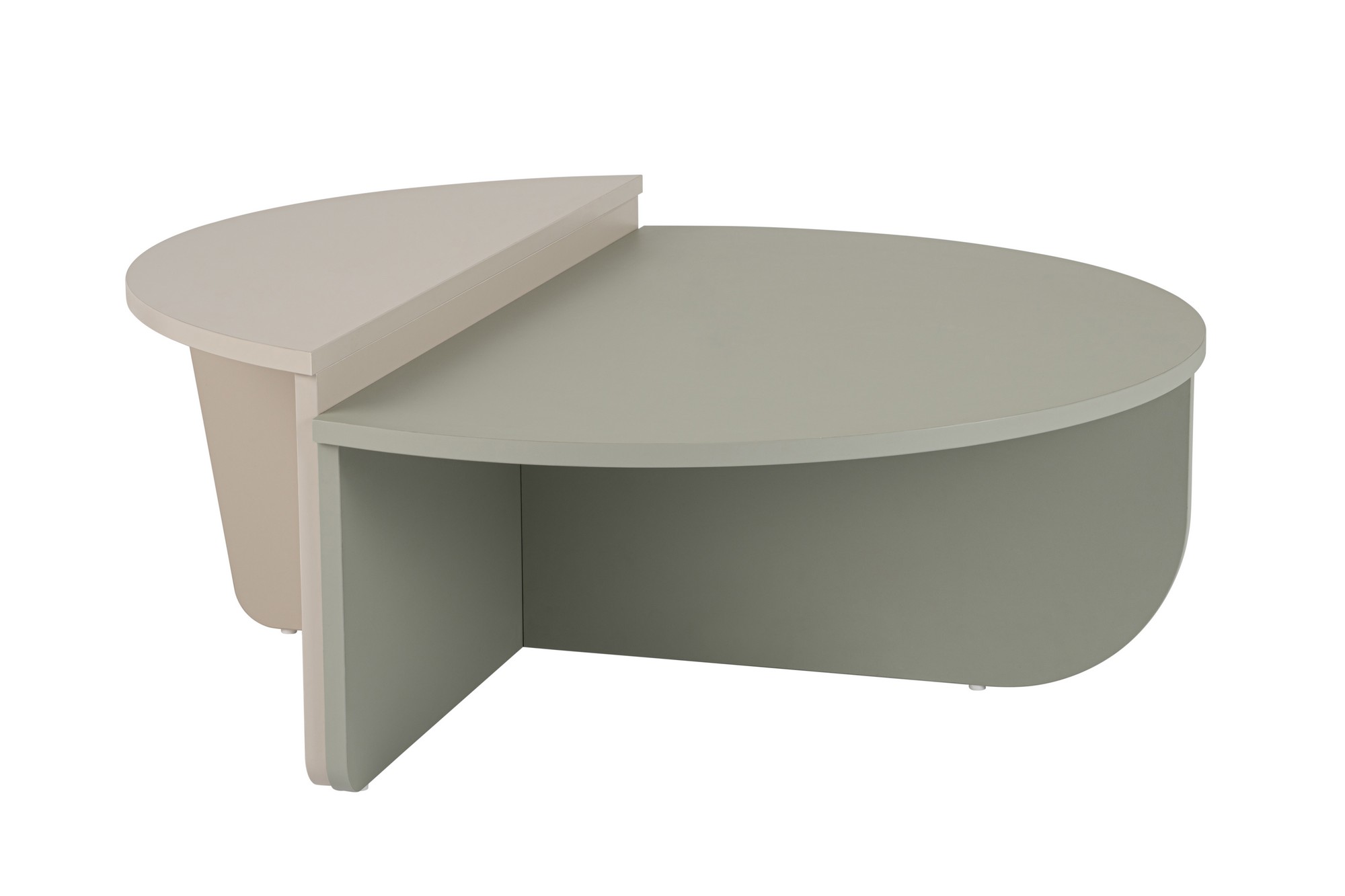 Stolik kawowy ORION 2-elementowy 90x90 piaskowy zielony Stolik kawowy ORION 2-elementowy 90x90 piaskowy zielony