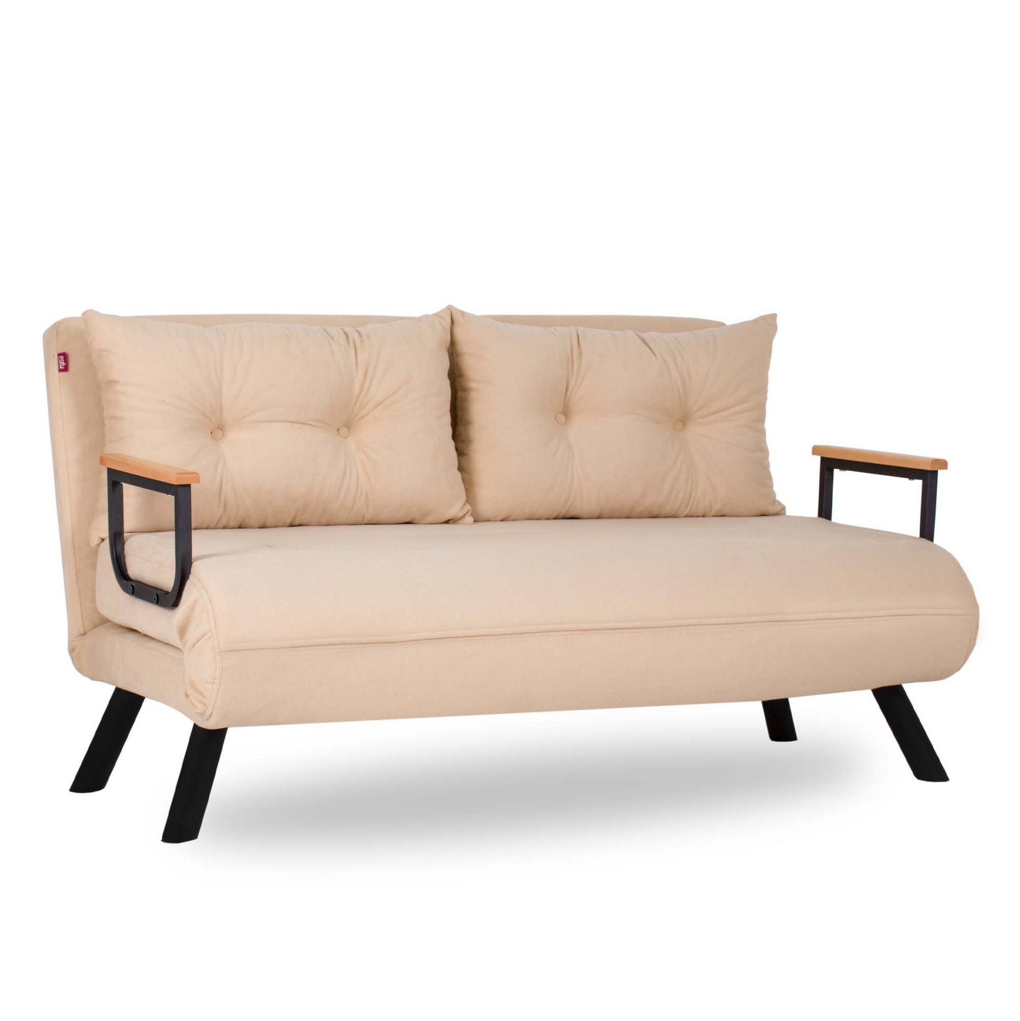 Sofa rozkładana 2-osobowa SANDO kremowa