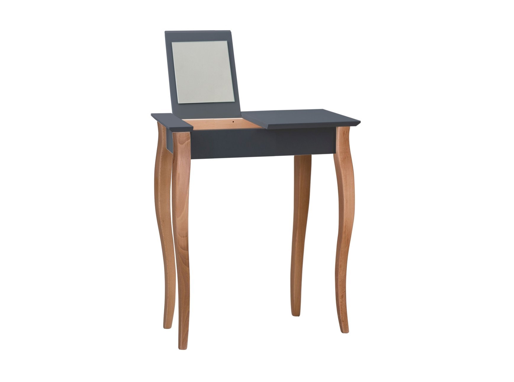 Toaletka z lustrem LILLO 65x35cm grafitowy naturalny