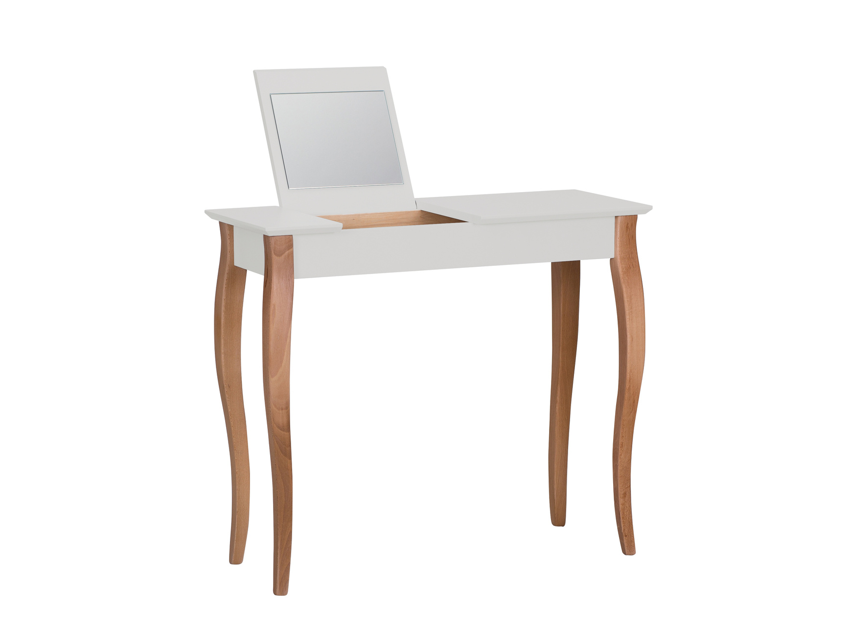 Toaletka z lustrem LILLO 85x35cm jasnoszary naturalny Toaletka z lustrem LILLO 85x35cm jasnoszary naturalny