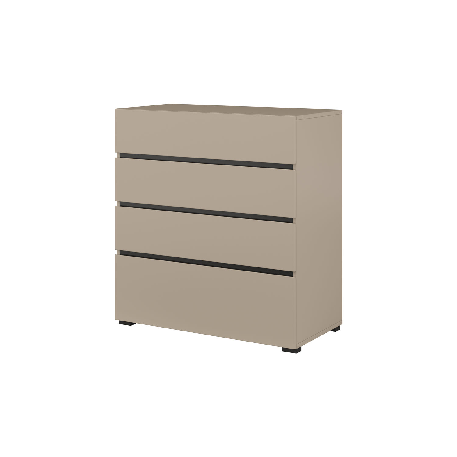 Komoda z 4 szufladami CROSS S 28 congo czarny