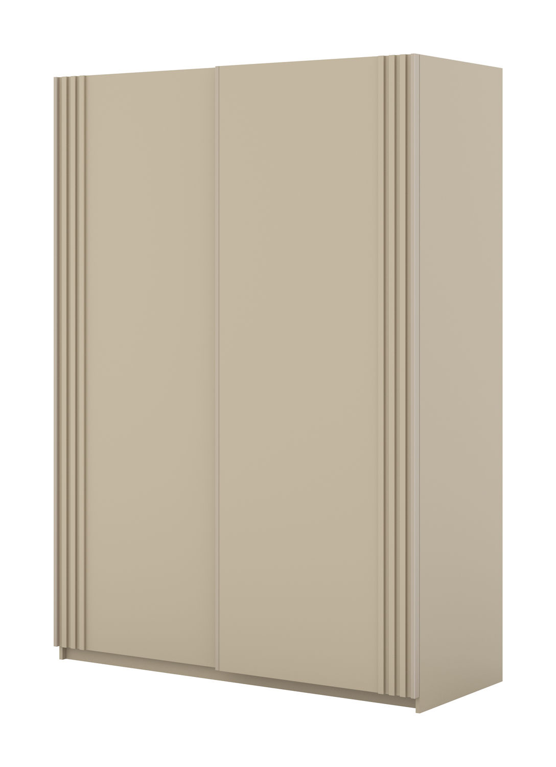Szafa 2-drzwiowa z lamelami NIVA 150cm beżowa