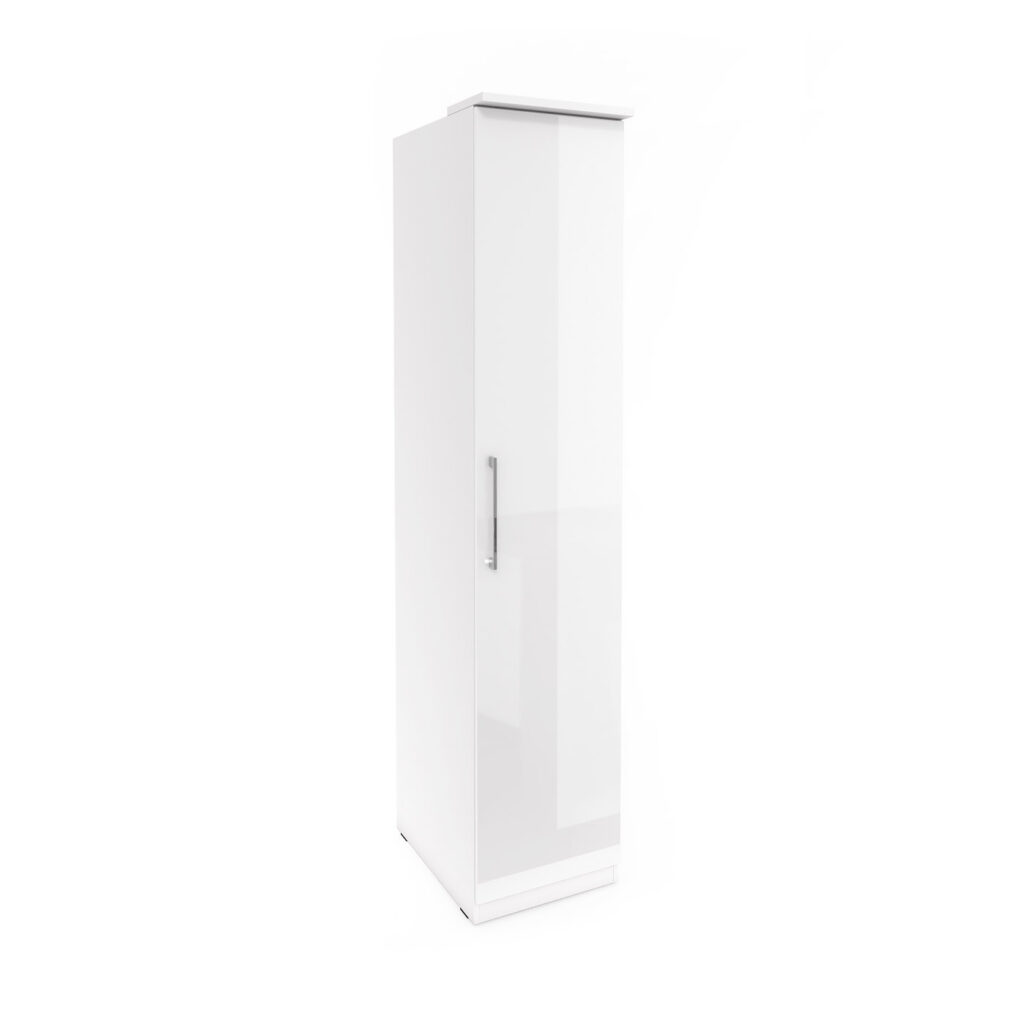 Szafa 1-drzwiowa OPTIMA L/P 45cm biały połysk Szafa 1-drzwiowa OPTIMA L/P 45cm biały połysk