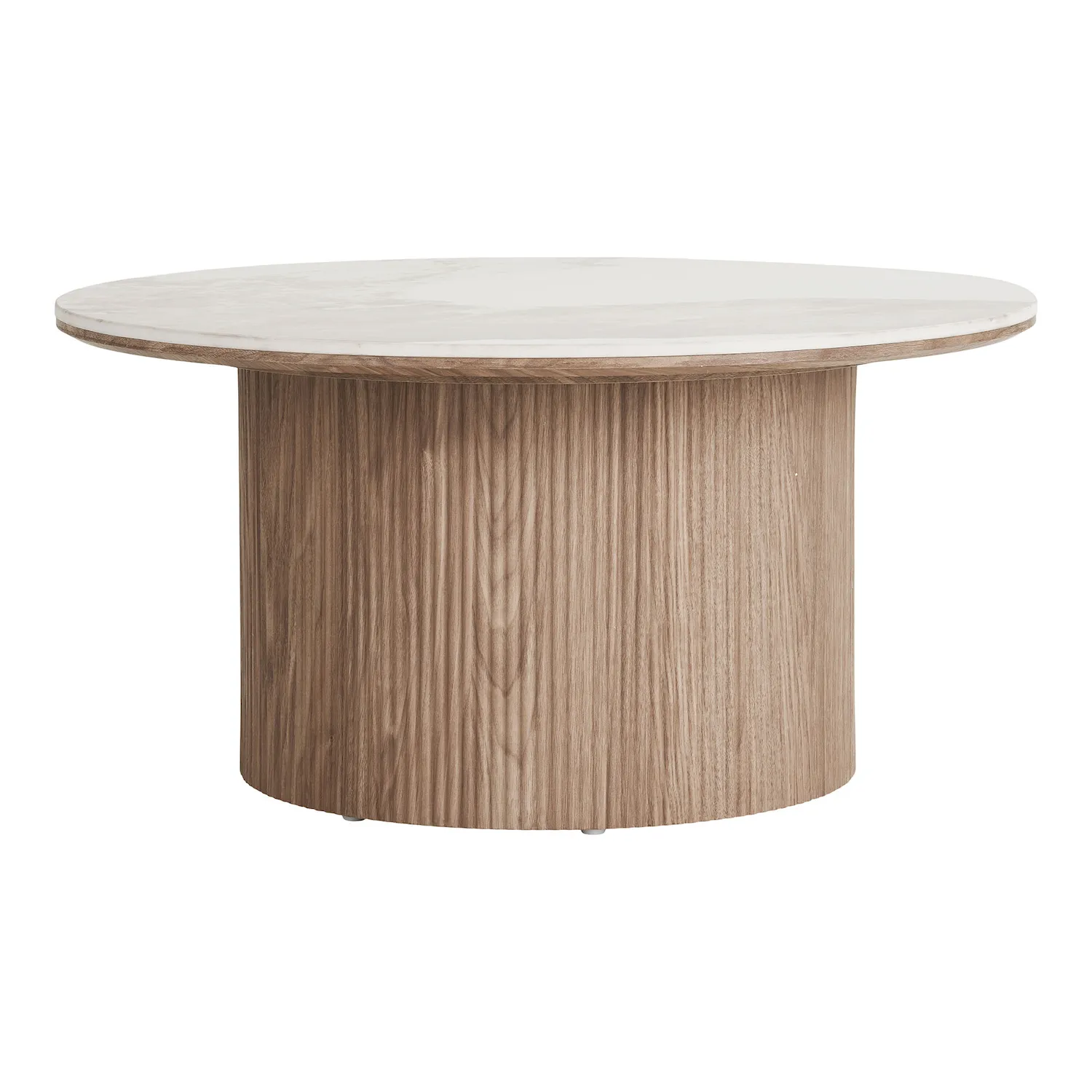 Stolik kawowy ceramiczny ATHENS 80x80 biały efekt marmuru
