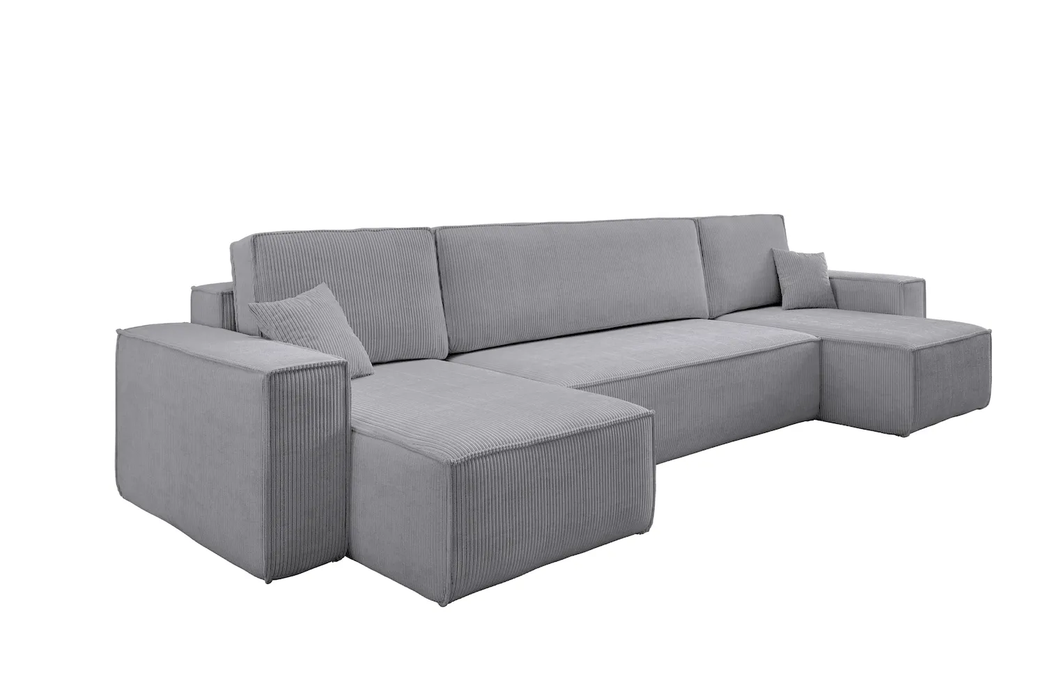 Narożnik uniwersalny KARL U 312cm rozkładany tkanina Poso 110 jasnyszary Narożnik uniwersalny KARL U 312cm rozkładany tkanina Poso 110 jasnyszary