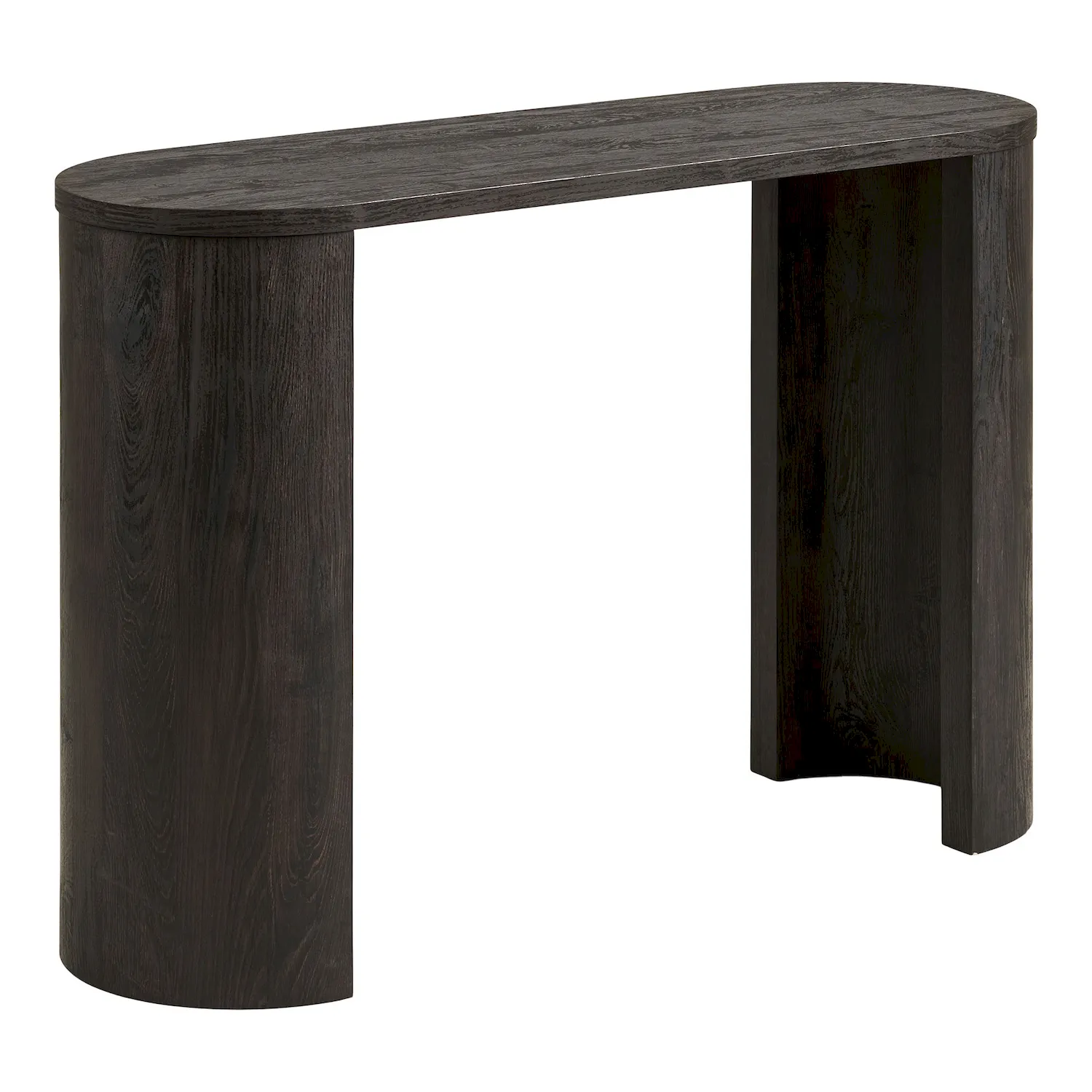 Konsola drewniana BIBIONE 38x114 ciemny brąz Konsola drewniana BIBIONE 38x114 ciemny brąz