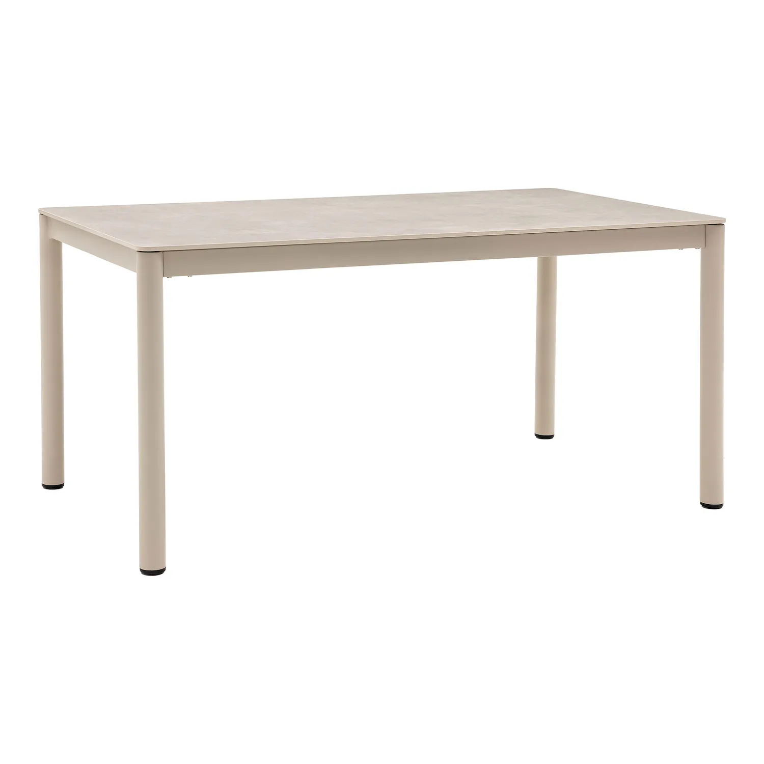 Stół nierozkładany ALCUDIA 90x160 ceramika aluminium piaskowy Stół nierozkładany ALCUDIA 90x160 ceramika aluminium piaskowy