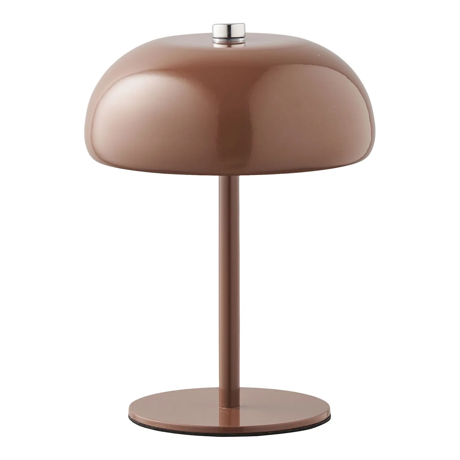 Lampa stołowa MARGATE 13cm ładowalna brązowa