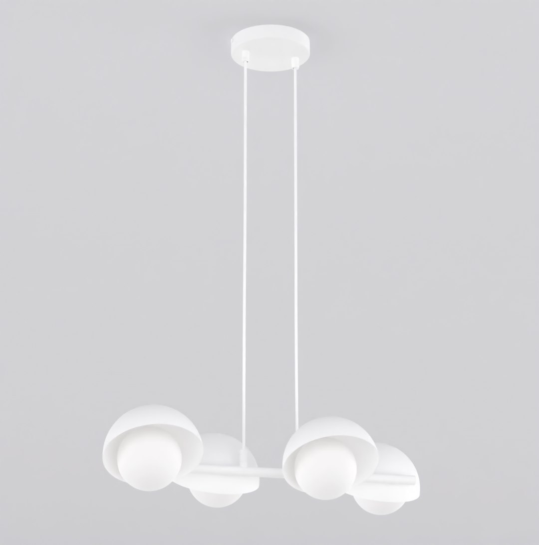 Lampa wisząca metalowa BOOM 4 biała Lampa wisząca metalowa BOOM 4 biała