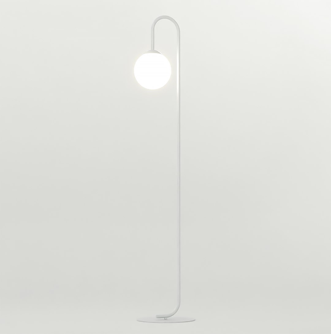 Lampa podłogowa FLOR LP1 biała