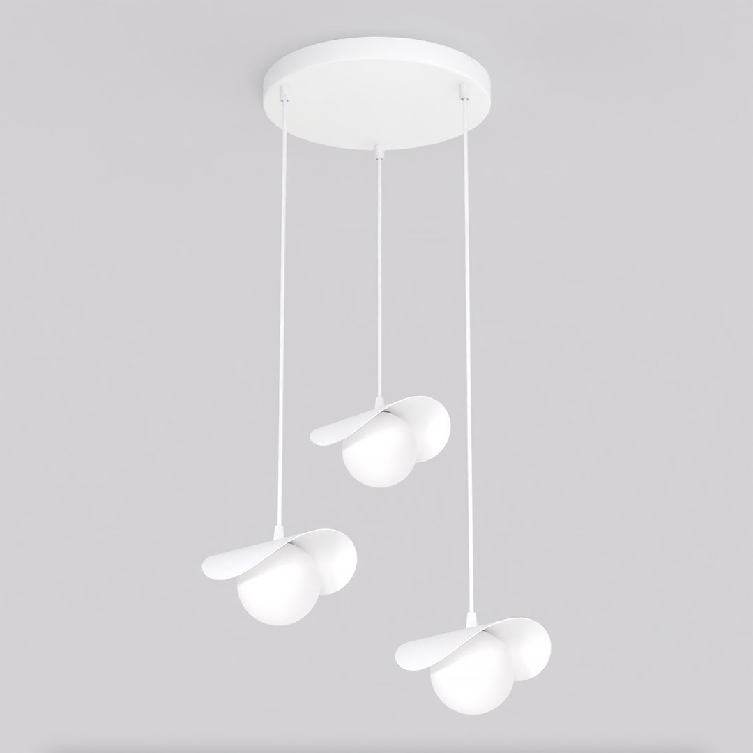 Lampa wisząca metalowa RITUAL 3 PREM biała