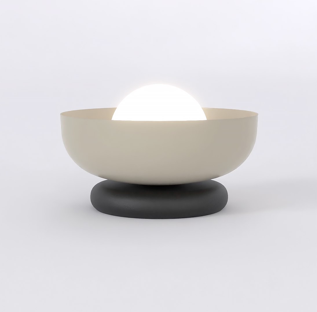 Lampka nocna metalowa OZZY LN1 beżowa