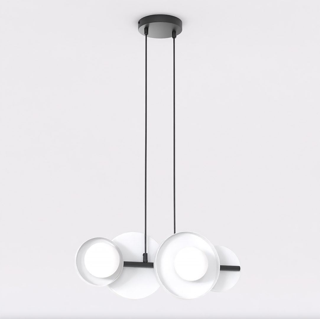 Lampa wisząca metalowa MODEL 4 biała