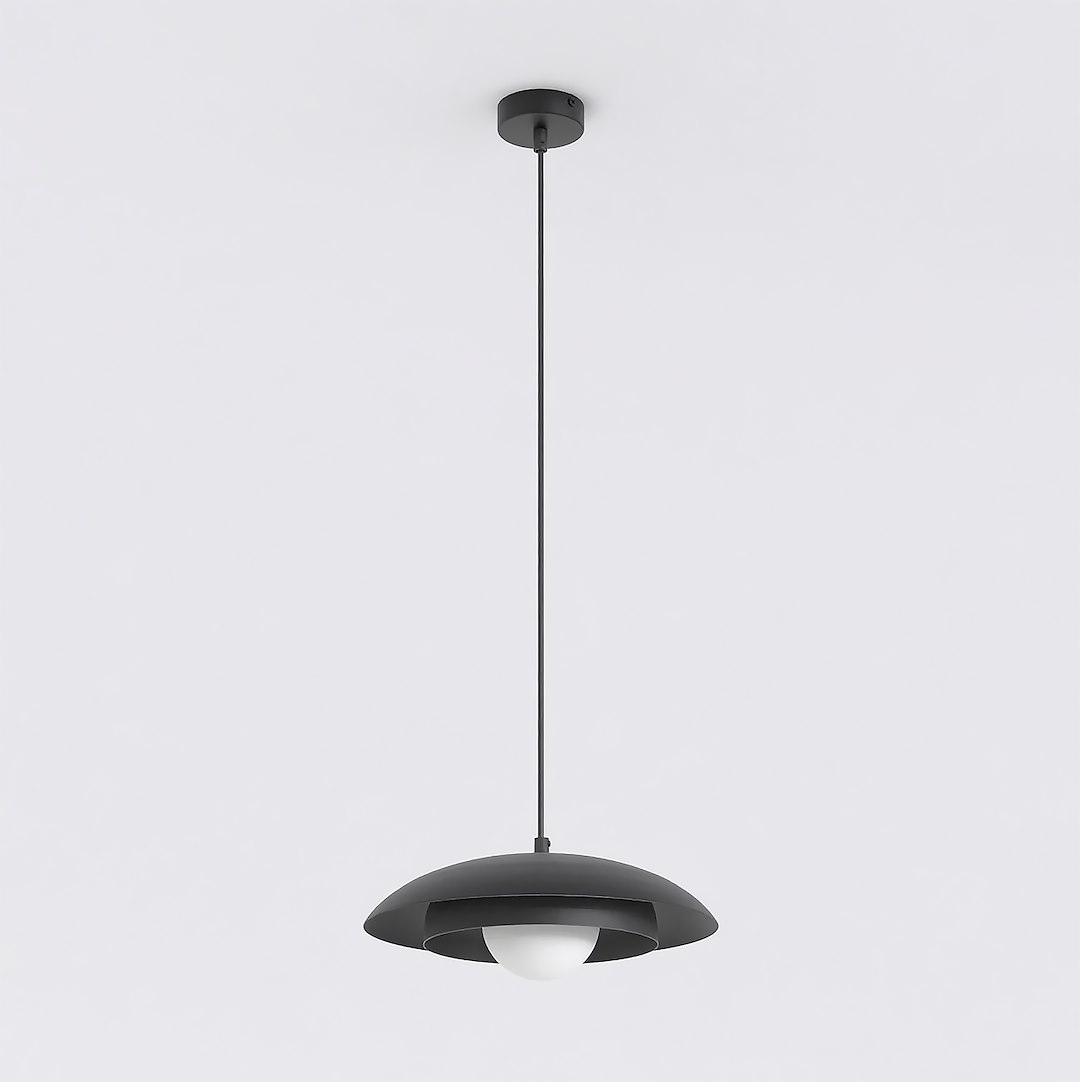 Lampa sufitowa metalowa SKIN 1 BL czarna