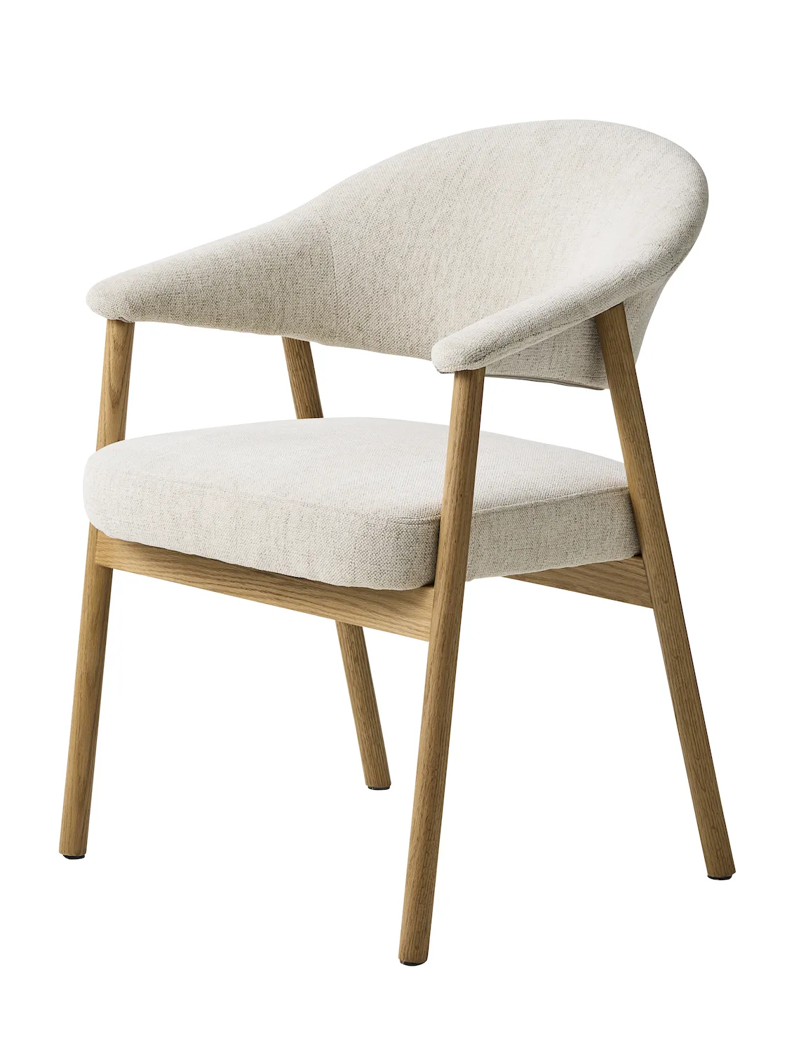 Krzesło z podłokietnikami ELK Harmony 110 piaskowy naturalny