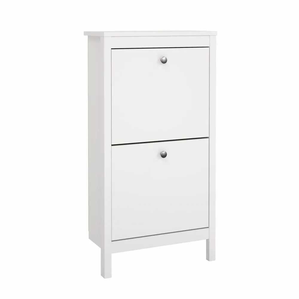 Szafka na buty MADRID 2 klapy 54 cm biała Szafka na buty MADRID 2 klapy 54 cm biała