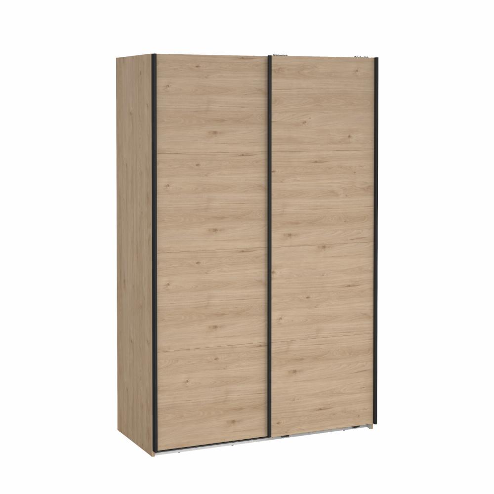 Szafa przesuwna 2-drzwiowa BERGAMO 140 x 220 cm Jackson Hickory