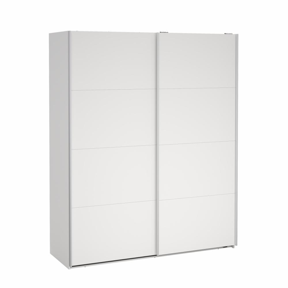 Szafa przesuwna 2-drzwiowa BERGAMO 180 x 220 cm biała