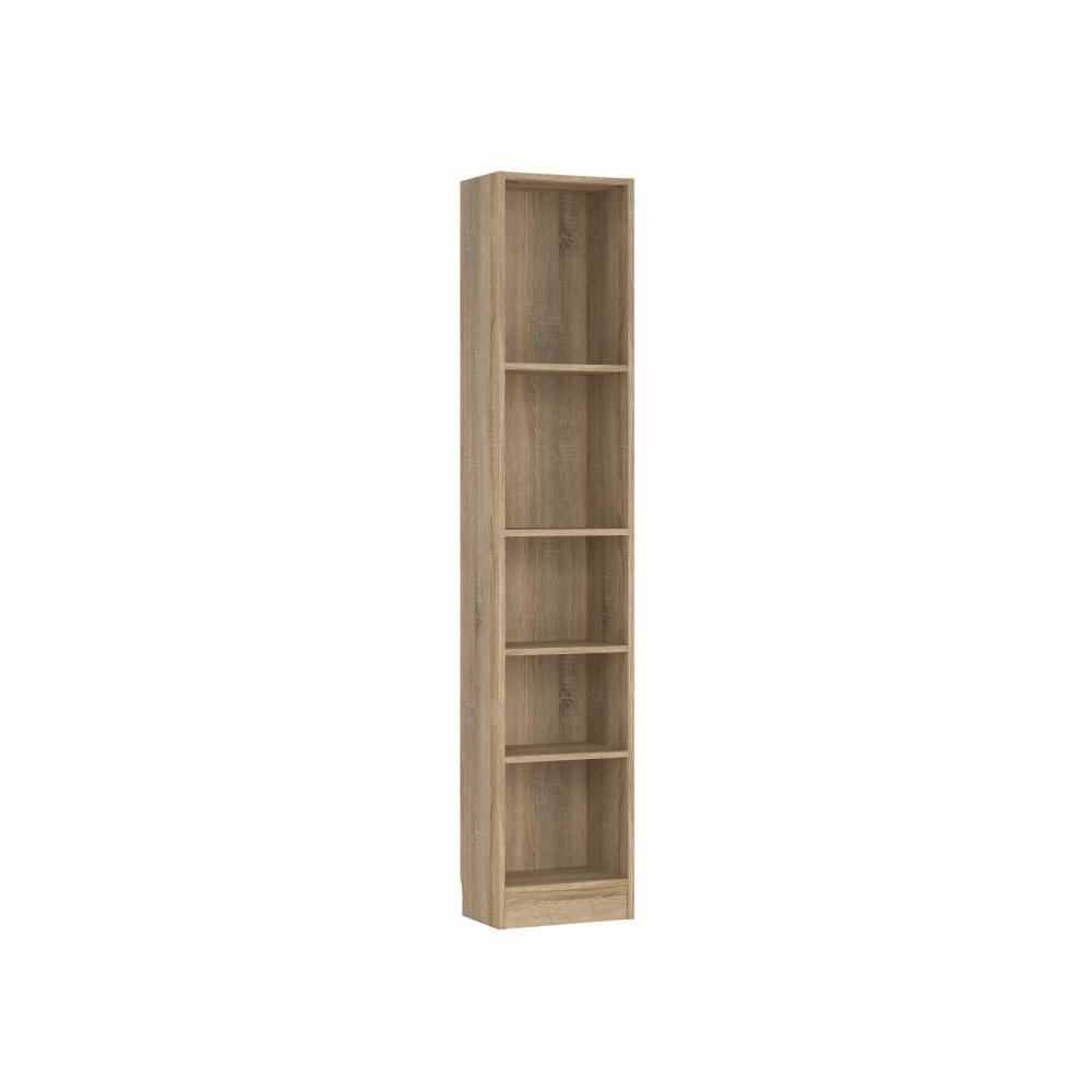 Regał z półkami BASIC 40 cm dąb