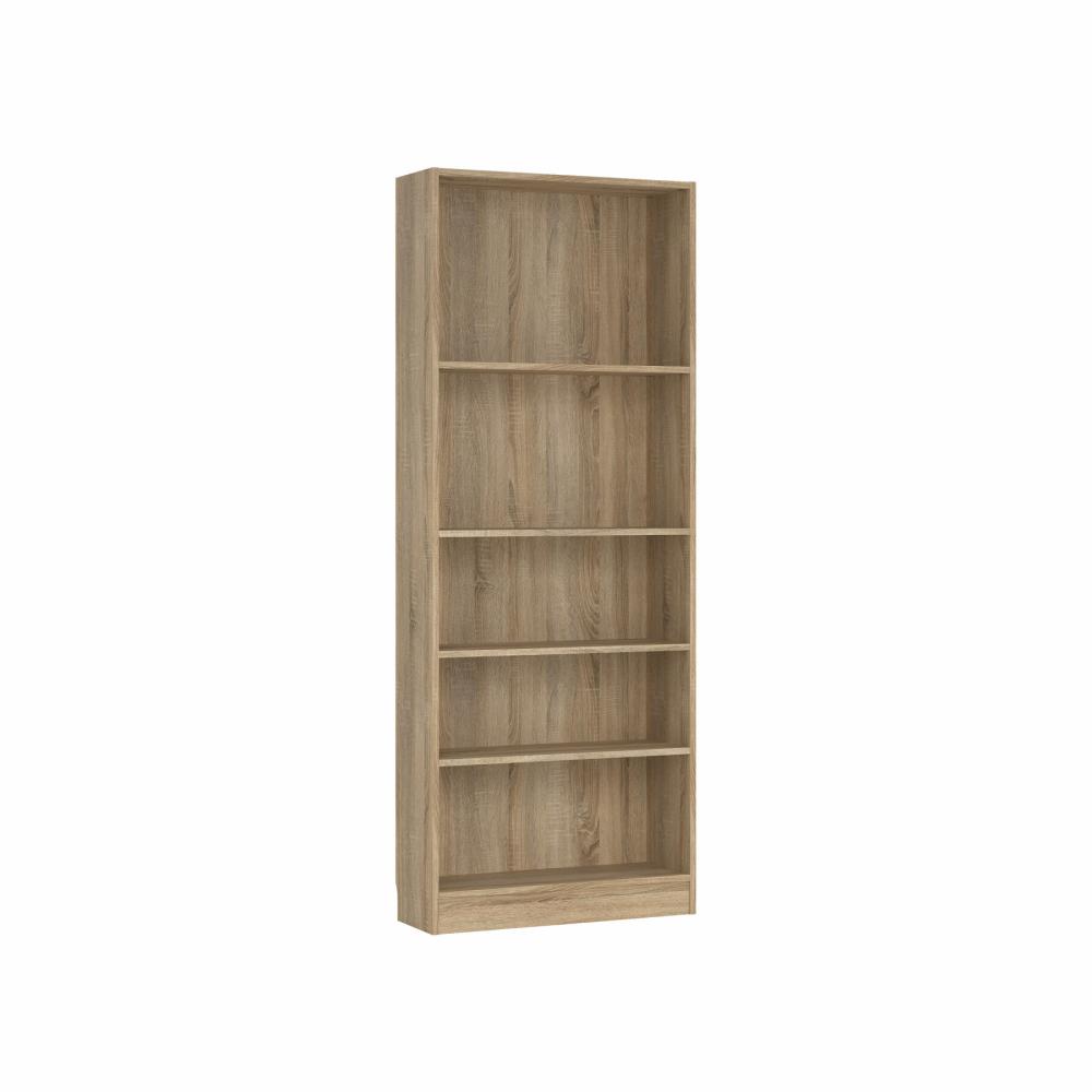 Regał z półkami BASIC 79 cm dąb