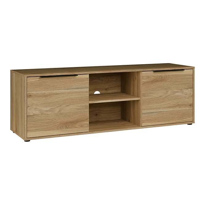 Szafka RTV 2-drzwiowa ORKNEY 153 cm dąb mauvella