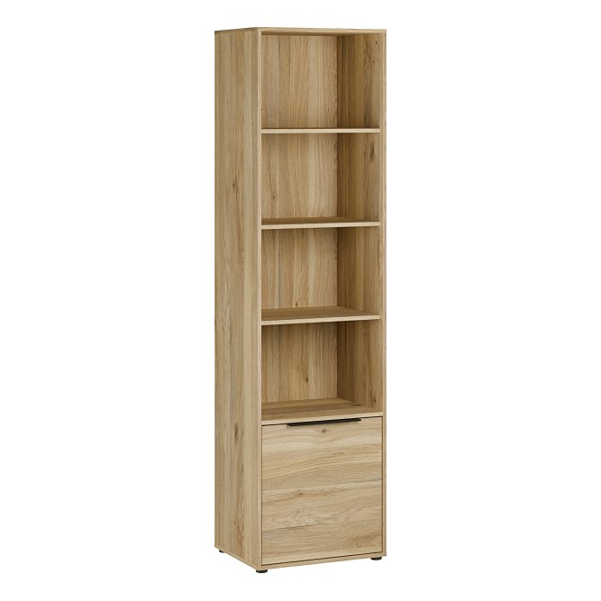 Regał L/P ORKNEY z szafką 53 cm dąb mauvella