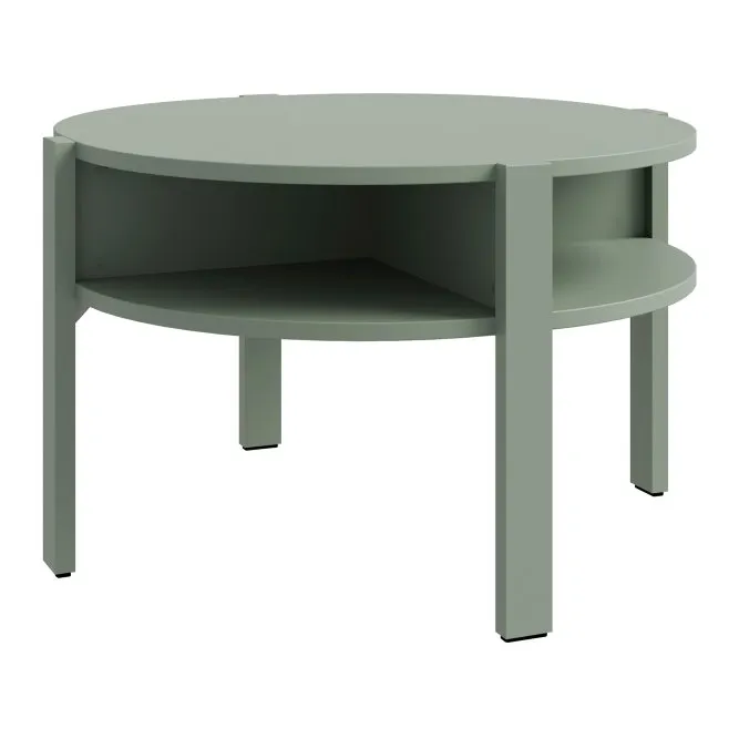 Stolik kawowy okrągły CFTT5024 COFFEE TABLES 75x75 cm Szałwia