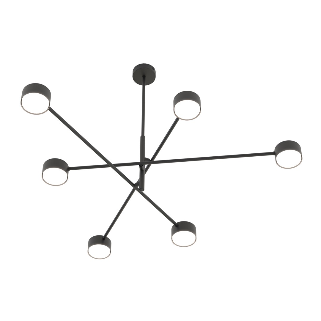 Lampa wisząca NATSU 6 czarna