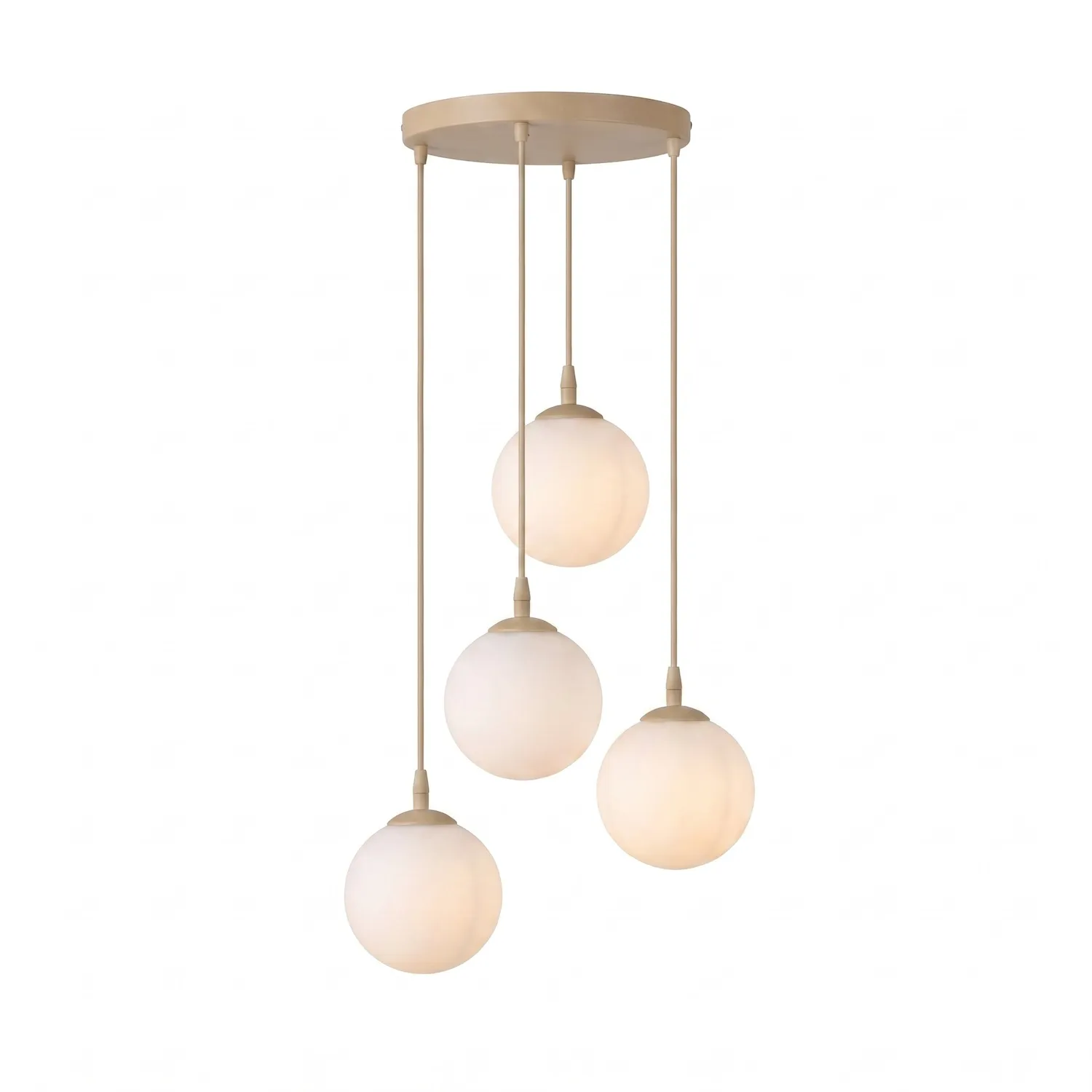 Lampa wisząca COSMO 4 PREM beżowy biały