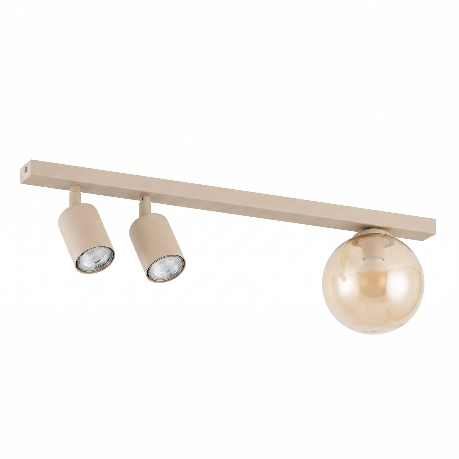 Lampa sufitowa BASTER 3 beżowy miodowy Lampa sufitowa BASTER 3 beżowy miodowy