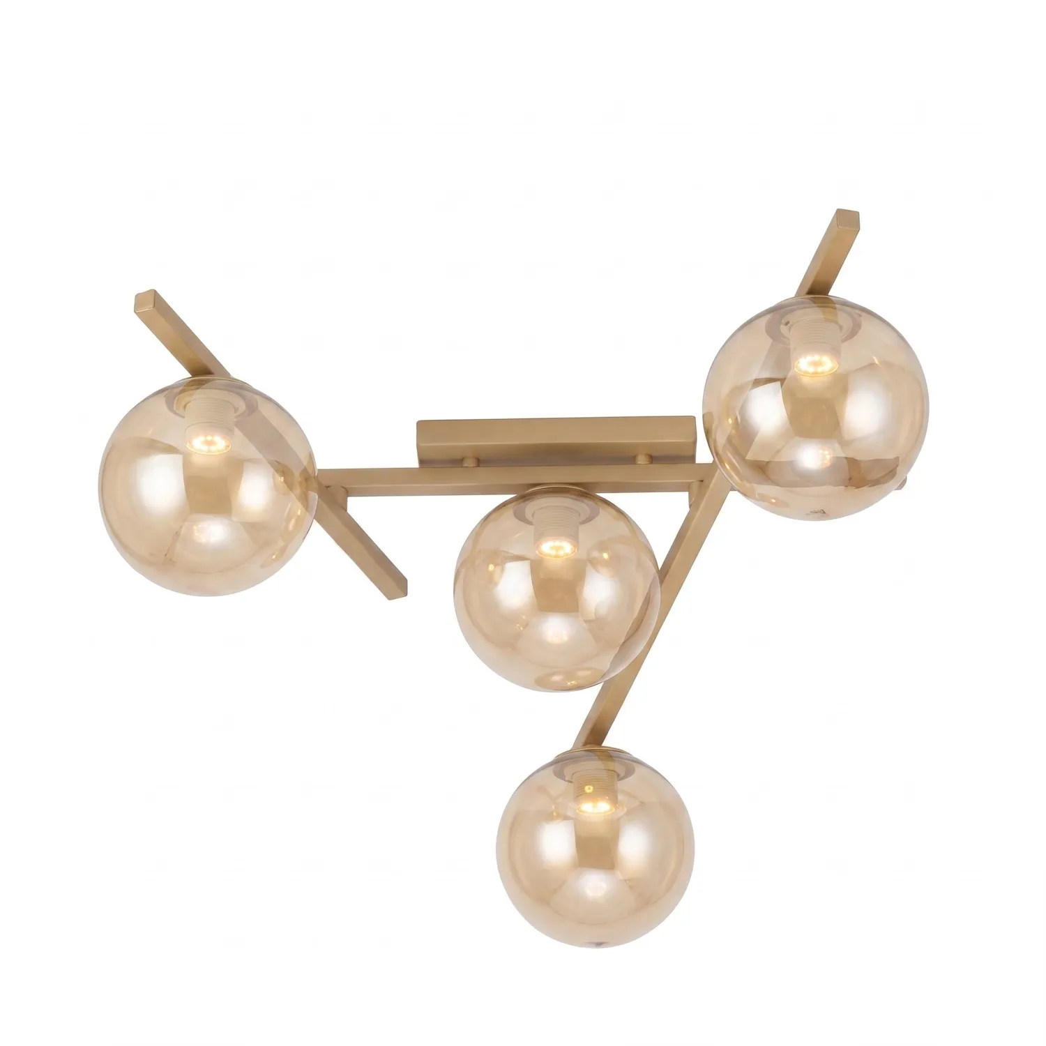 Lampa sufitowa SMART 4 beżowy miodowy